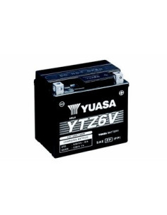 Batterie YUASA YTZ6V livrée avec les flacons d'acide