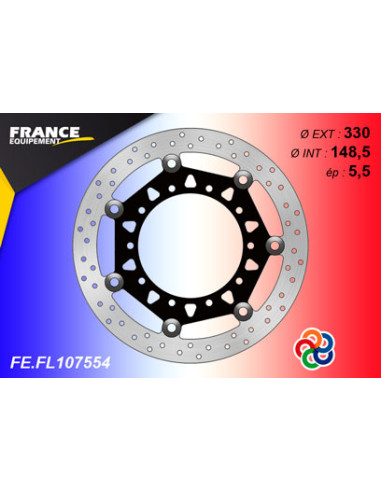 Disque de frein Gamme Essentiel FE.FL107554