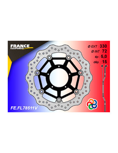 Disque de frein Gamme Essentiel FE FL78511V