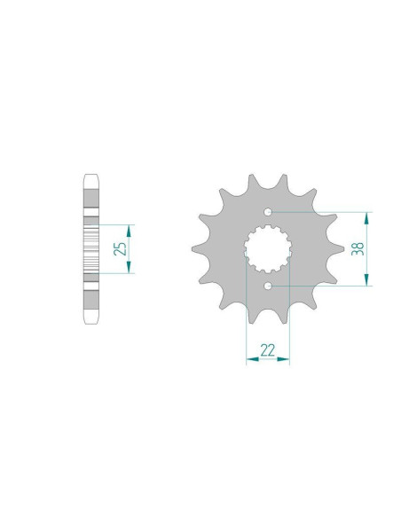 Kit chaine DID  ACIER CAGIVA 750 ELEFANT EXPLO 1987 à 1989