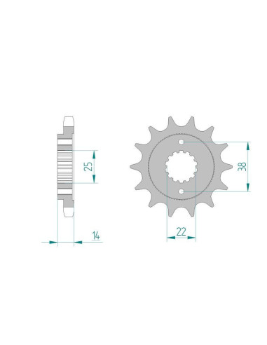 Kit chaine DID  ACIER CAGIVA 900 ELEFANT IE LUCKY EXPLORER 1990 à 1990