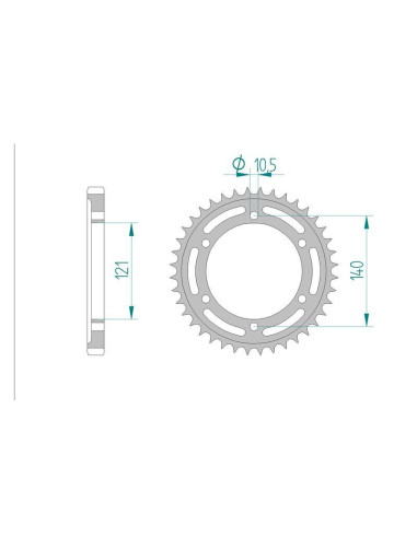Kit chaine DID  ACIER CAGIVA 1000 V-RAPTOR 2000 à 2005