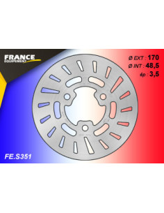 Kit Freinage FRANCE EQUIPEMENT - AP RACING Composé de 2 Disques 2