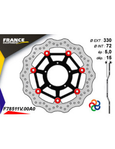 Kit Freinage FRANCE EQUIPEMENT - AP RACING 2