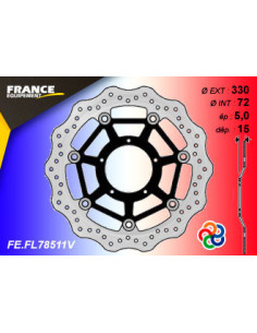 Kit Freinage FRANCE EQUIPEMENT - AP RACING 2