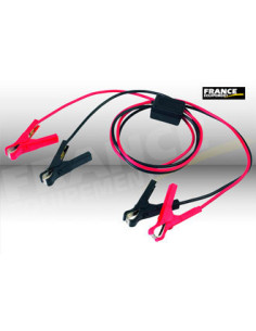 Câbles de démarrage. Spécifique motos. Petites pinces isolées.