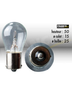 AMPOULE STOP ET CLIGNOTANT BA15S 12V21W