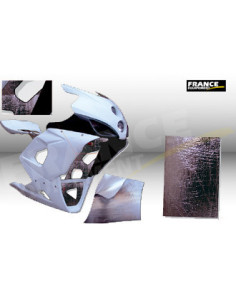 Plaque ANTI-CHALEUR ADHESIVE pour intérieur de carénage.