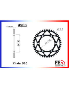 C/ALU  YZ.125/250 '99/23  52  520
