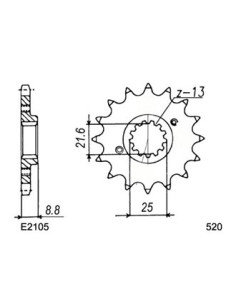 POLARIS  500.PREDATOR '02/04 14 520