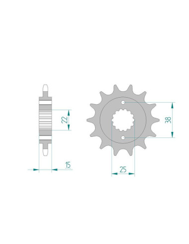 Kit chaine DID  ACIER DUCATI 800 SPORT/ SS 2003 à 2004