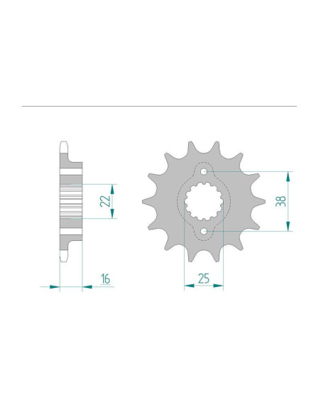 Kit chaine DID  ACIER DUCATI 851 SPORT 1988 à 1988