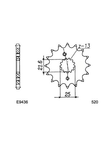 RG.250.GAMMA '86/87 14X39 RKGB520KXZ µ
