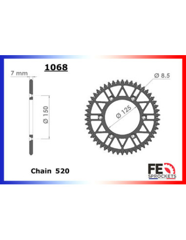 250.SX '95/03 14X50 RKGB520KXZ