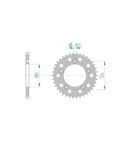 Kit chaine DID  ALU DUCATI 749 R/S  520 SUPERBIKE 2003 à 2007