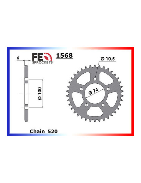 400.MASH.VON DUTCH '15/18 15X38 RKGB520KXZ µ
