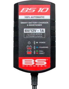 Chargeur de batterie intelligent BS BATTERY BS10 6V/12V 1A