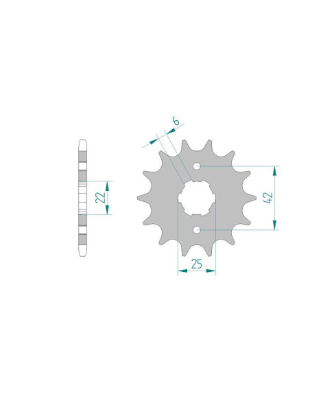 Kit chaine DID  ACIER E-TON VECTOR ST 300 VXL 2006 à 2011