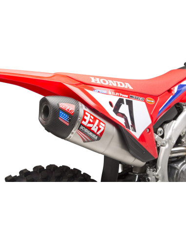 Ligne complète YOSHIMURA RS-12 Signature Series inox/carbone- Honda CRF250R