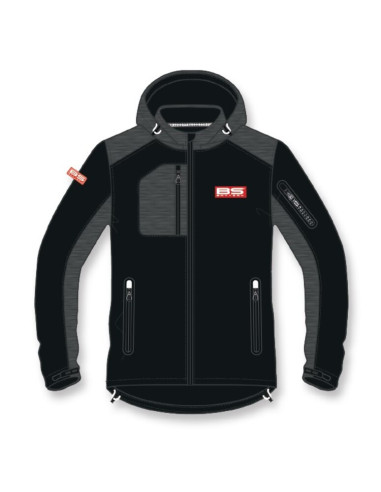 Veste softshell BS BATTERY Bs Factory - noir/gris taille M