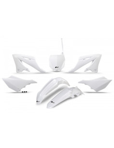 Kit plastiques UFO - blanc Yamaha YZ125/250