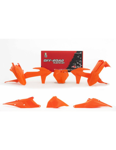 Kit plastiques RACETECH orange - KTM