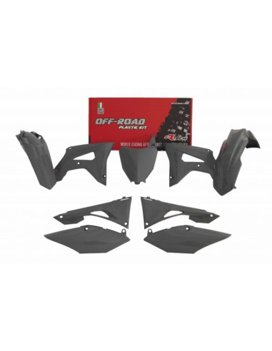 Kit plastiques RACETECH - Quantum Grey Honda CRF