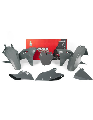 Kit plastiques RACETECH - Quantum Grey Gas Gas