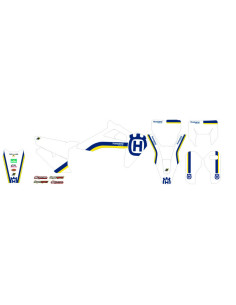 Kit déco BLACKBIRD Retro - Husqvarna FC/TC/TE/FE 2