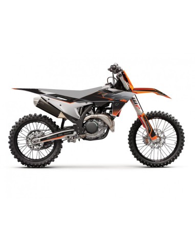 Kit déco BLACKBIRD noir mate - KTM SX/SX-F