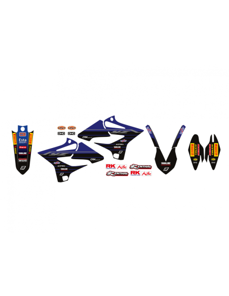 Kit complet BLACKBIRD Replica Yamaha Racing 22