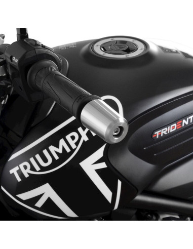 Embouts de guidon R&G RACING Inox - Triumph