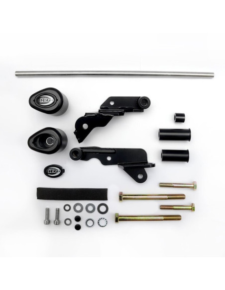 Tampons de protection R&G RACING Aero - noir Suzuki Hayabusa