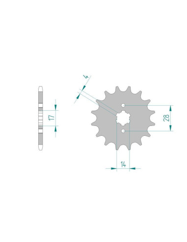 Kit chaine DID  ACIER GILERA 50 GP 2002 à 2003