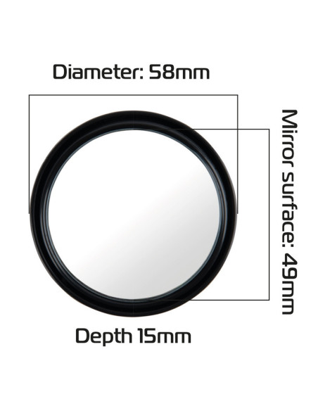 Rétroviseurs d'angle mort OXFORD - pack de 2