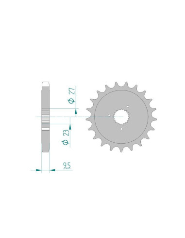 Kit chaine DID  ACIER HARLEY DAVIDSON 883 SPORT 4 SPEED 1986 à 1990