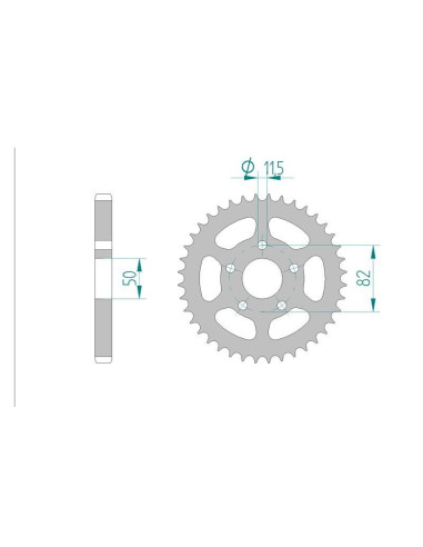 Kit chaine DID  ACIER HARLEY DAVIDSON 1200 SPORTSTER 5 SPEED 1991 à 1992