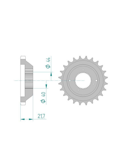 Kit chaine DID  ACIER HARLEY DAVIDSON 1340    0 à    0