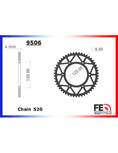 KX.450 '19/23 13X50 RK520SO