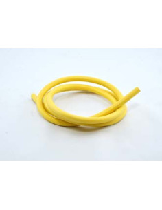 1 Mètre de cable d'Allumage en Silicone 7mm Jaune.