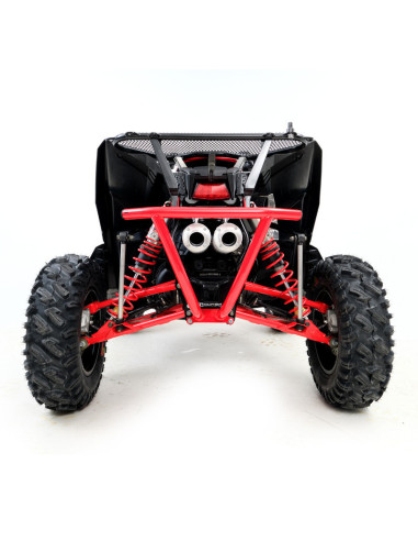 Ligne complète HMF Dual Performance Series acier inoxydable - Polaris Scrambler / Sportman XP 1000 S