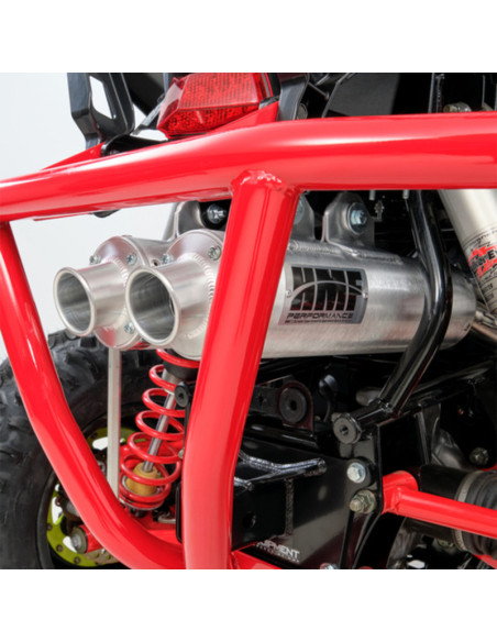 Ligne complète HMF Dual Performance Series acier inoxydable - Polaris Scrambler / Sportman XP 1000 S