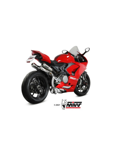 Ligne complète MIVV X-M1 titane/inox - Ducati Panigale V2