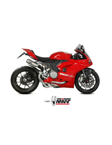 Ligne complète MIVV X-M1 titane/inox - Ducati Panigale V2