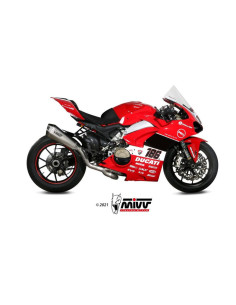 Ligne complète MIVV Delta Race Evo titane/carbone - Ducati Panigale V4 2