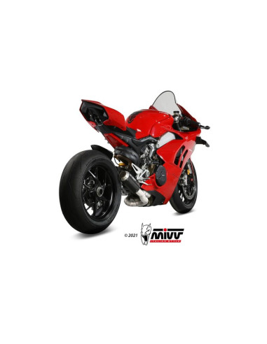 Ligne complète MIVV MK3 Evo titane/carbone - Ducati Panigale V4