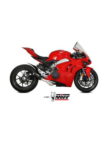 Ligne complète MIVV MK3 Evo titane/carbone - Ducati Panigale V4