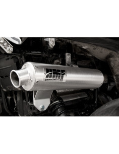 Silencieux HMF Performance Series inox brossé/inox -  Suzuki King Quad 700