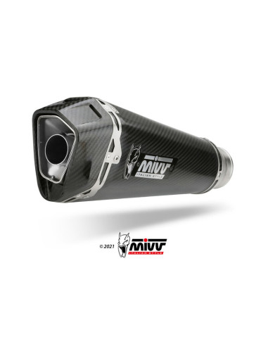 Silencieux MIVV Delta Race carbone - Aprilia RSV4