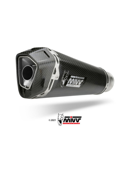 Silencieux MIVV Delta Race carbone - Aprilia RSV4